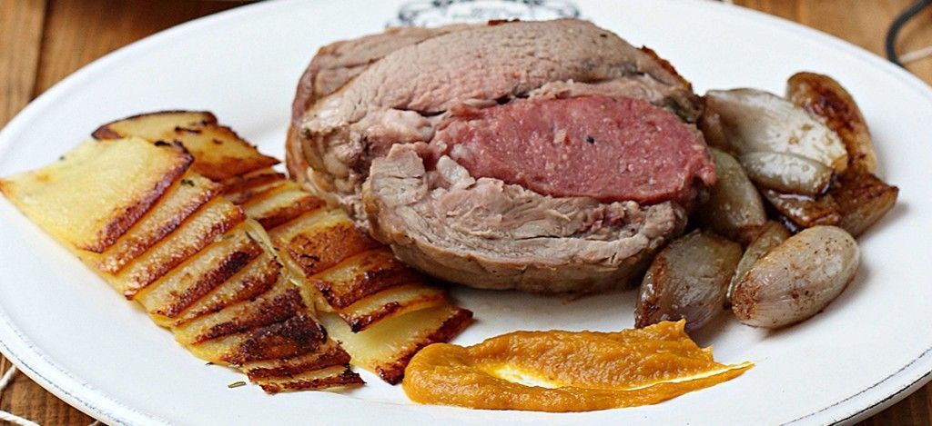 Pierna de San Jorge en plato