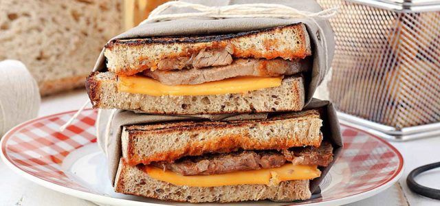 bocadillo de filete fino de cordero ternasco de aragon