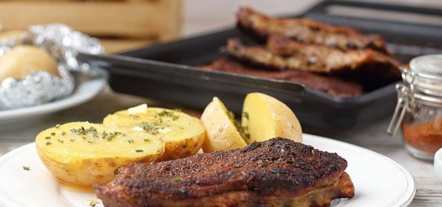 churrasco de cordero ternasco de aragon estilo cajun
