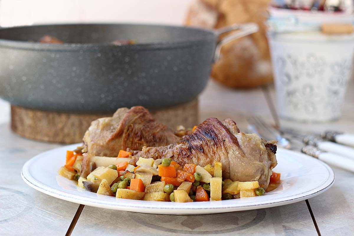 Cordero guisado con patatas