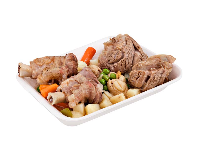 platos populares cordero jardinera