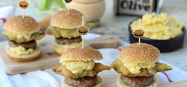 Mini hamburguesas cordero ternasco de aragon