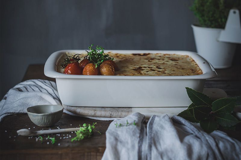 moussaka o musaka griega de cordero