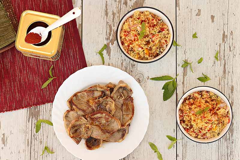 chuletas cordero cous cous