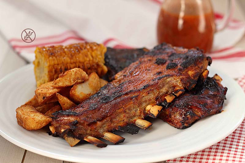 churrasco cordero salsa barbacoa