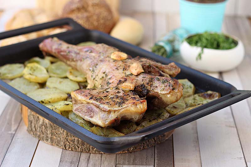 cocinar cordero al horno