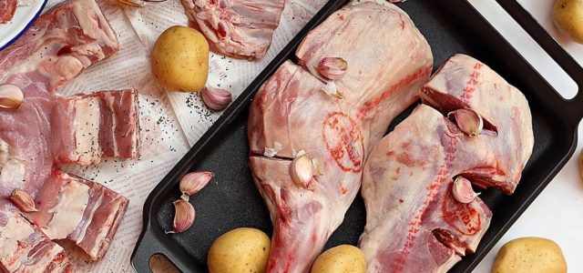 cordero asado