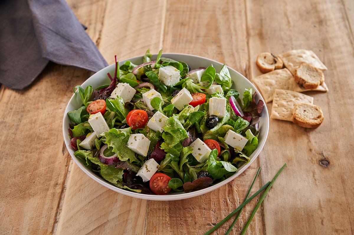 ensalada de queso fresco