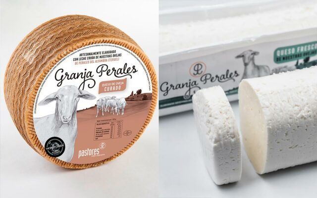 Pack de quesos de oveja Granja Perales enteros