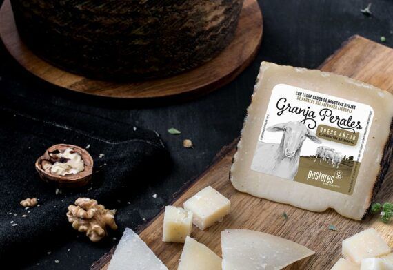 Cuña de queso añejo de oveja Granja Perales