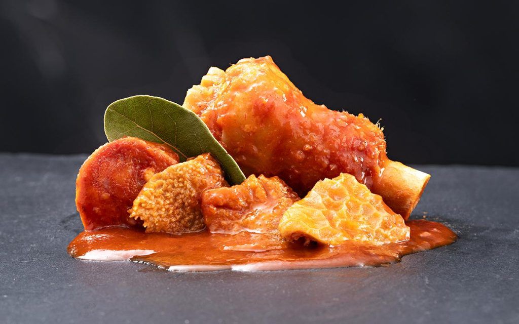 callos de cordero en salsa