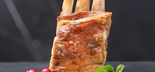 churrasco de cordero de confitado