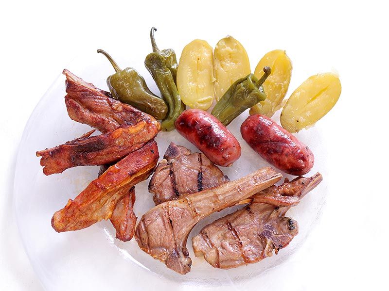 ternasco a la brasa borda de pastores