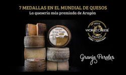 Los quesos de oveja Granja Perales logran 7 medallas en los World Cheese Awards